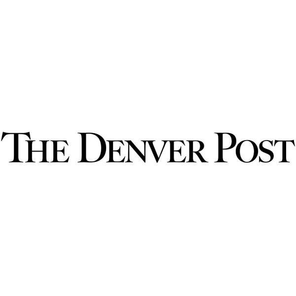 The image shows the logo of 'The Denver Post,' a newspaper.